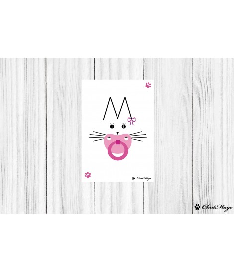 Carte postale, carte postale chat, ChatMage, carte postale en couleur, carte postale minimaliste Carte postale, carte postale chat, ChatMage, carte postale en couleur, carte postale minimaliste