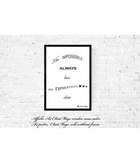 Poster, quote poster, A4 poster, motivational quote, black and white poster, minimalist poster, ChatMage, decoration, papergoods Poster, quote poster, A4 poster, motivational quote, black and white poster, minimalist poster, ChatMage, decoration, papergoods