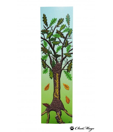 Marque-page chat ChatMage "Arbre littéraire" Marque-page chat ChatMage "Arbre littéraire"