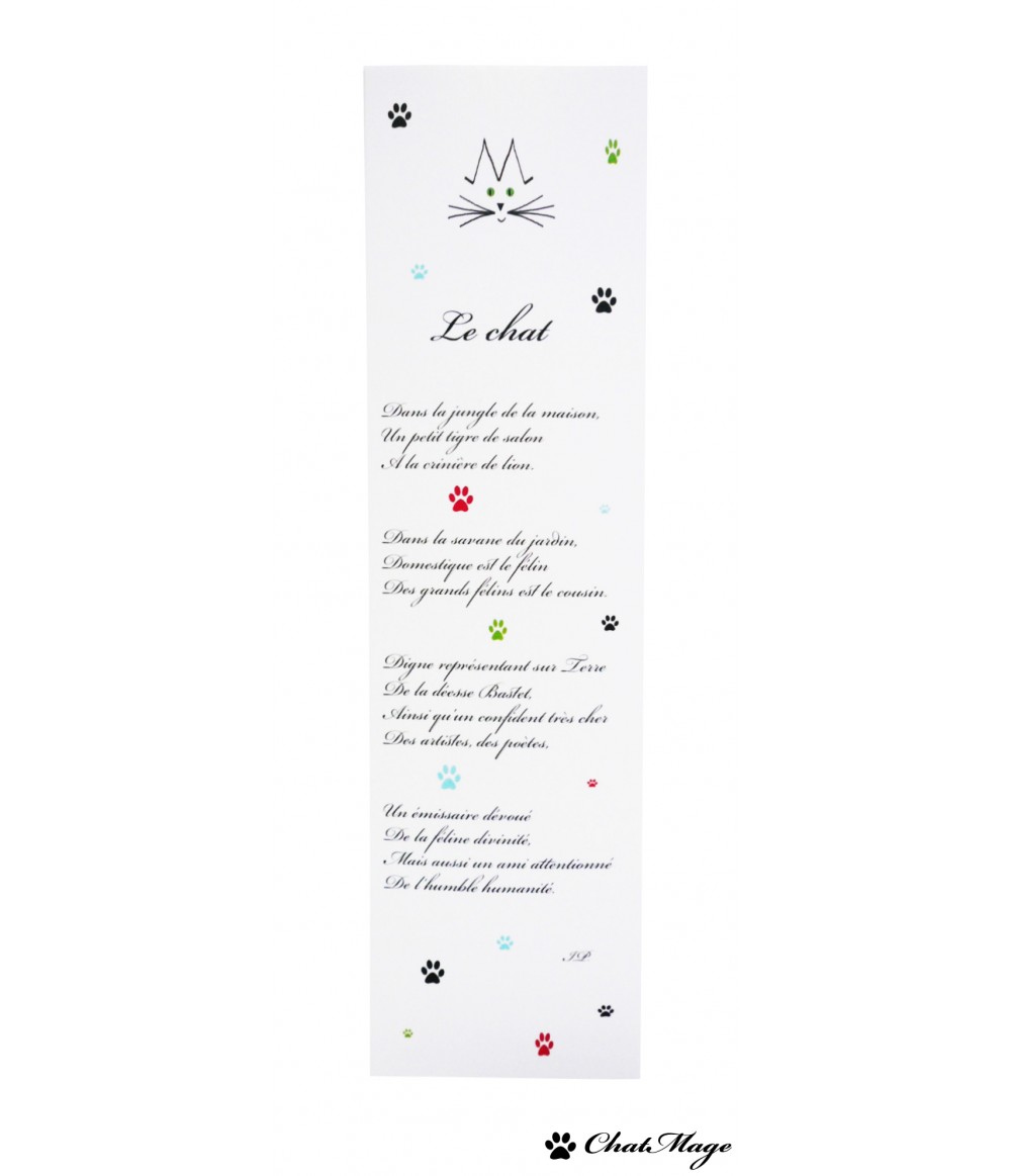 Marque Page Marque Page Chat Papeterie Francaise Poesie Chatmage Marque Page Marque Page Chat Papeterie Francaise Poesie Chatmage