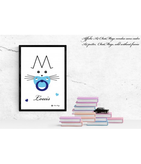 Cat poster, baby boy poster, baby boy room decor, poster, cat poster kids, kitten poster, ChatMage, kawaii poster, A4 poster Cat poster, baby boy poster, baby boy room decor, poster, cat poster kids, kitten poster, ChatMage, kawaii poster, A4 poster